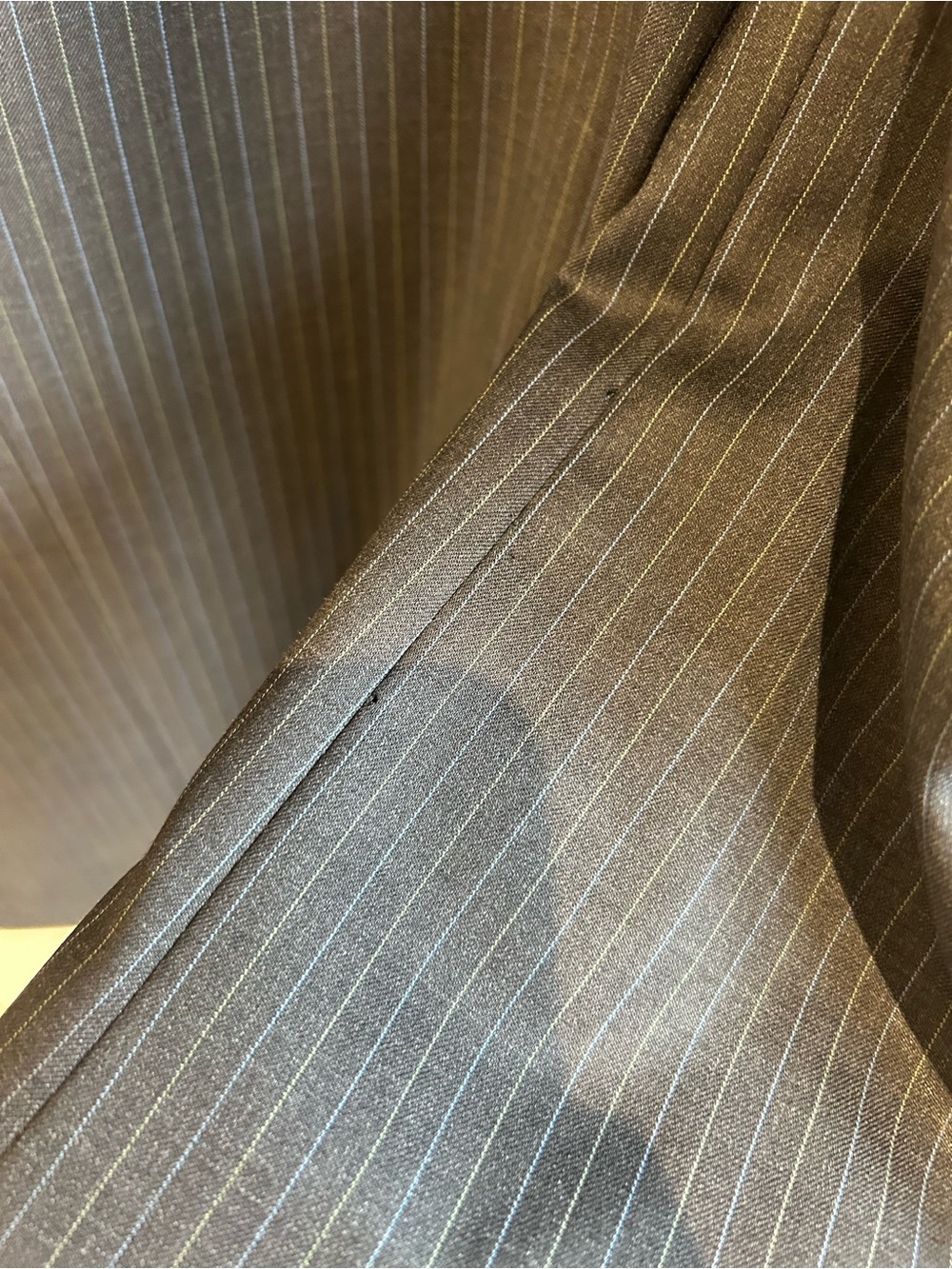 Burberry Men's Pinstripe Suit Jacket - Picture 9 of 13